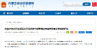 内蒙古自治区能源局关于规范独立新型储能电站管理有关事宜的通知